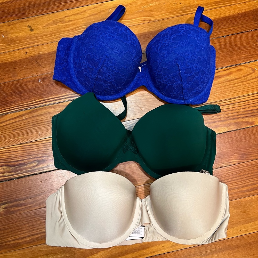 3 36B Bras, Victorias Secret and Aerie
